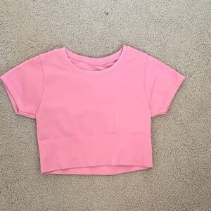 Vibrant Pink Short Sleeve Kids Tee